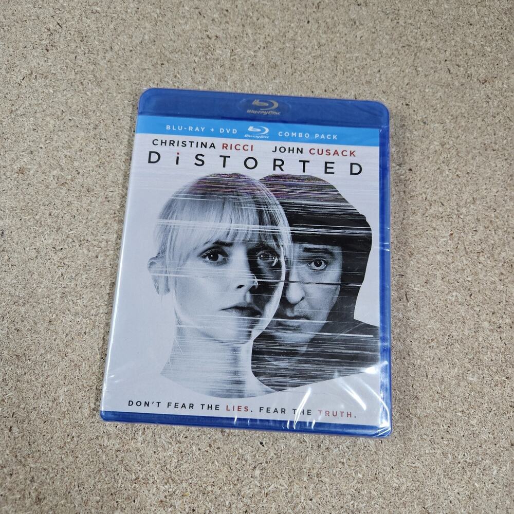 Distorted (Blu-Ray + DVD, 2018) COMBO PACK John Cusack Christina Ricci Thriller